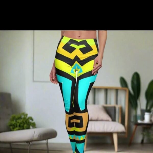 Women AOP Gym Leggings - Image 4