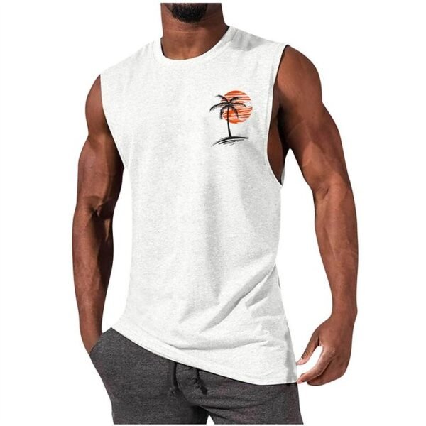 Men's Sleeveless T-shirt - Image 4